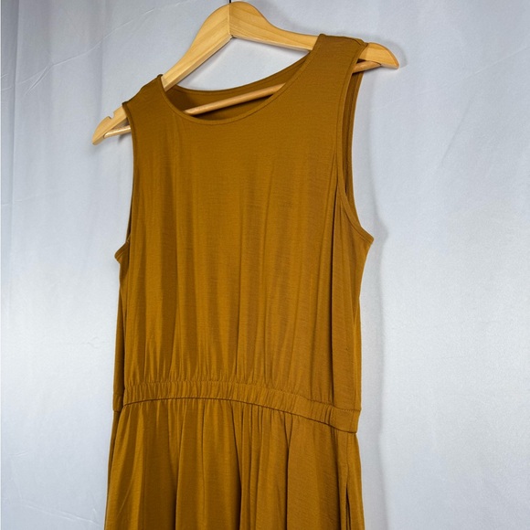 Wool& Sofia Fit & Flare Dress Sleeveless Large Merino Wool Sustainable Vacation - Picture 3 of 11